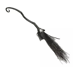 Balai de sorcière avec araignée noire 115 cm