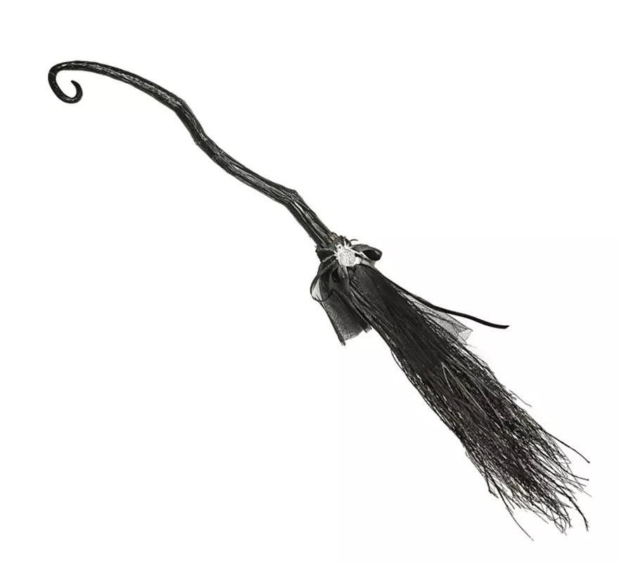 Translation missing: fr.Escoba de Bruja con Araña negra 115 cm