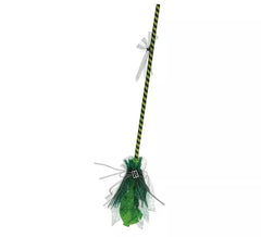 Balai de sorcière Cuqui vert et noir