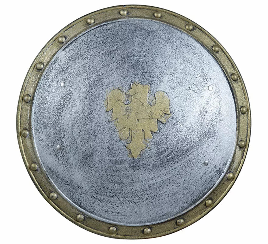 Translation missing: fr.Escudo Medieval con Insignia de Águila de 37 cm