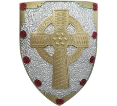 Bouclier Médiéval Croix et Roses