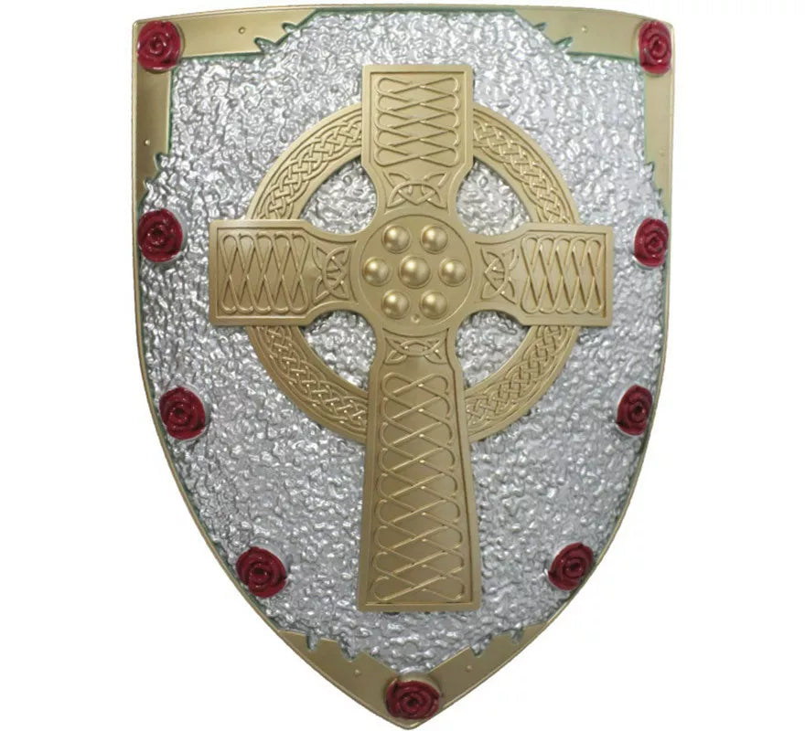 Translation missing: fr.Escudo Medieval Cruz y Rosas