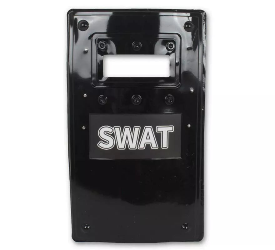 Translation missing: fr.Escudo Swat antidisturbios negro de juguete de 66 cm