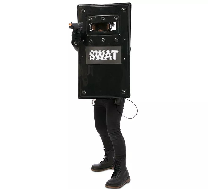 Translation missing: fr.Escudo Swat negro de 66,5X38 cm
