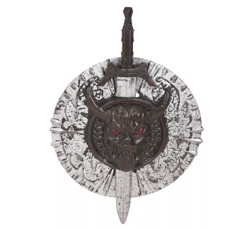 Translation missing: fr.Escudo y Espada Guerrero Maligno de 53X74 cm