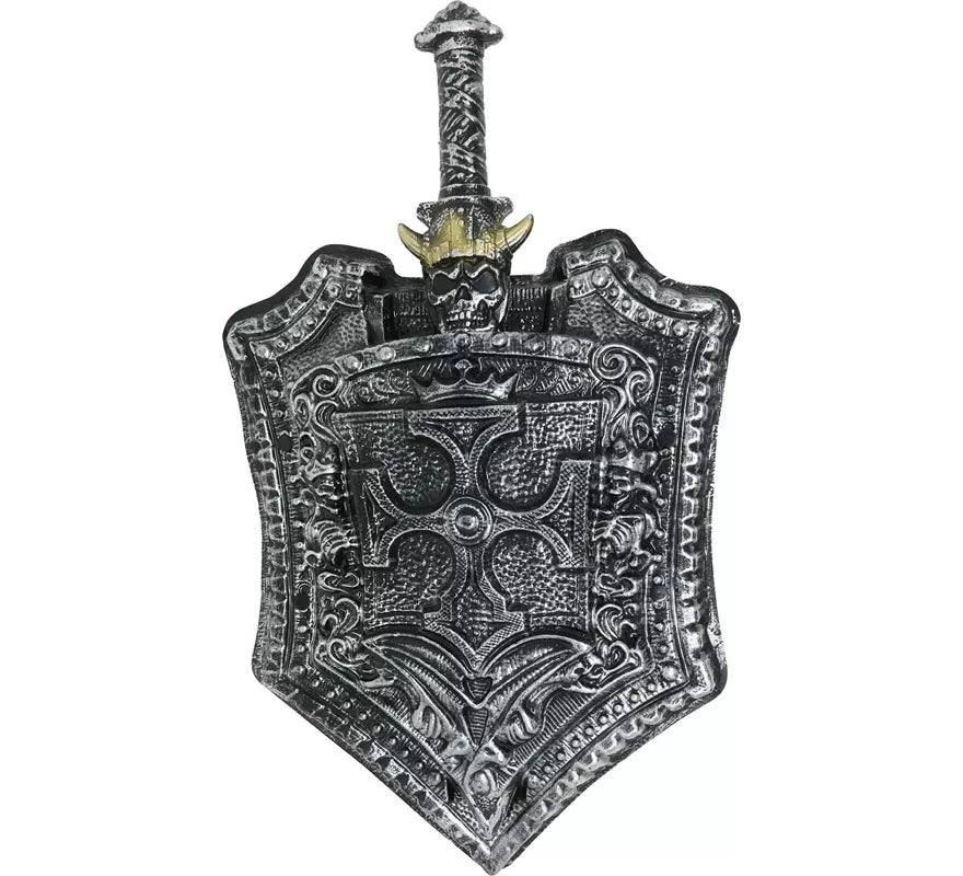 Translation missing: fr.Escudo y Espada medieval de 48 y 59 cm
