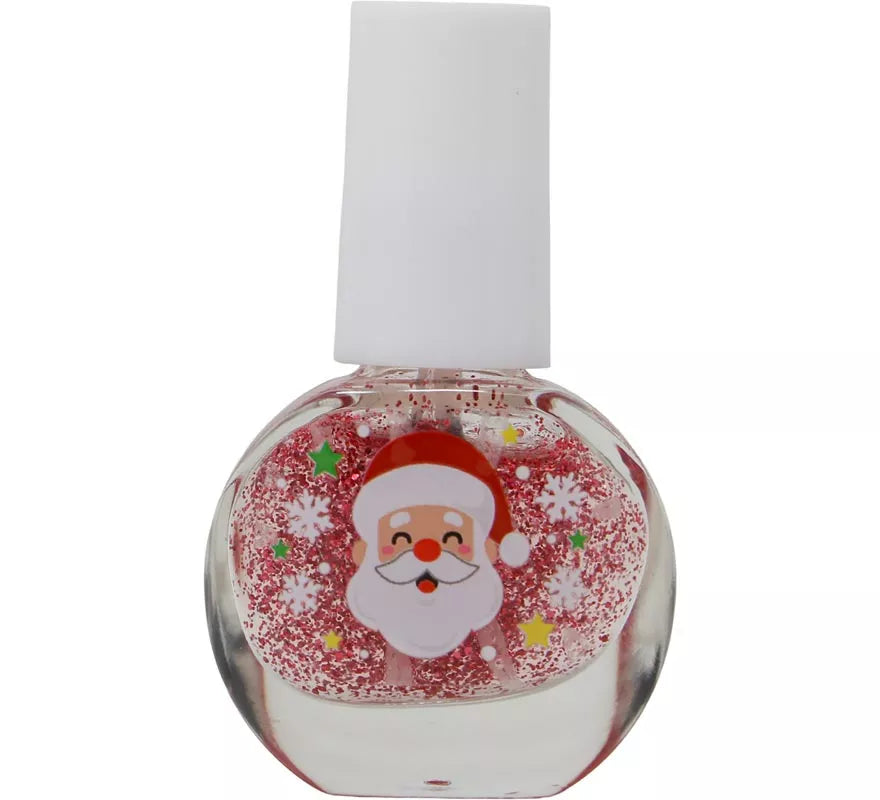 Translation missing: fr.Esmalte de Uñas con Purpurina y Pegatinas Navideñas