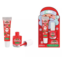 Vernis à ongles et brillant à lèvres aromatisés à la fraise