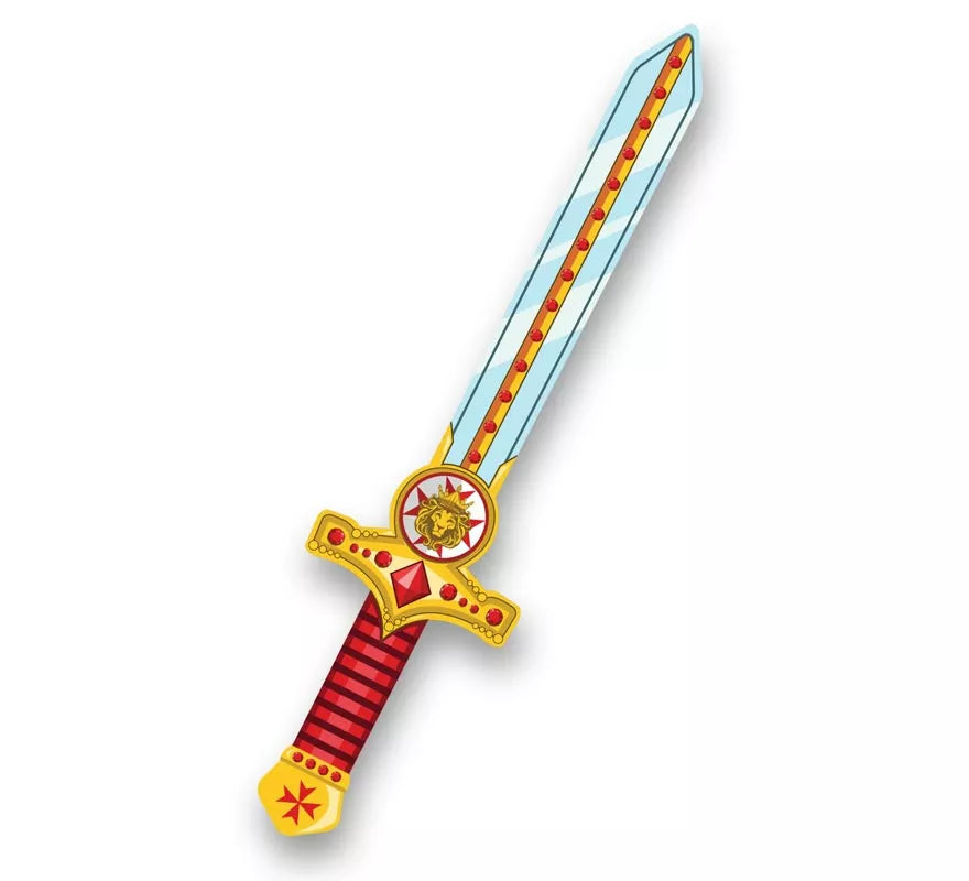 Translation missing: fr.Espada de Gladiador rojo y dorado de Foam infantil