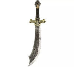 Épée en Foam Pirate Tête de Mort de 69 cm