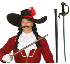 Épée fine avec fourreau élégant de 66 cm