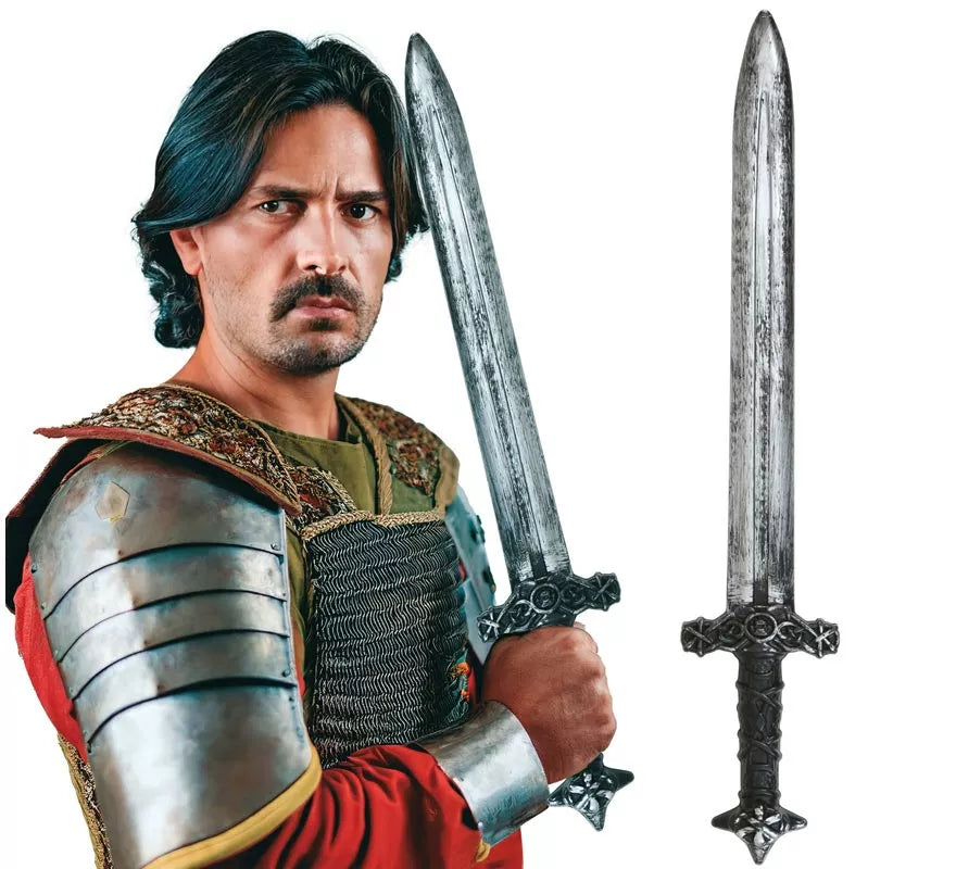 Translation missing: fr.Espada Medieval de 58 cm de Plástico de Juguete