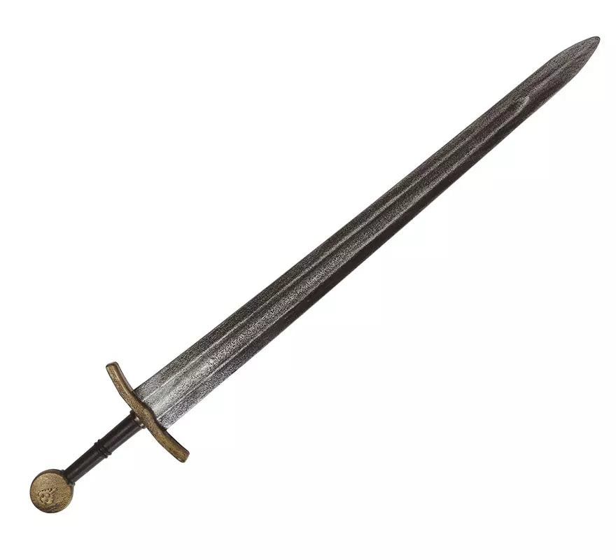 Translation missing: fr.Espada Medieval Plateada de 75 cm