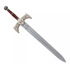 Épée de jouet de tigre en argent médiéval