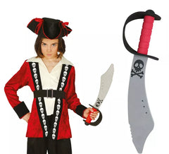 Épée de pirate Eva caoutchouc 43 cm pour enfants