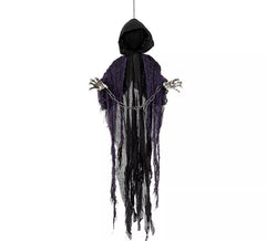 Suspension Spectre sans visage noir 45x20x120 cm