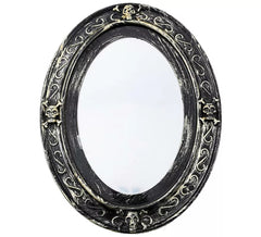 Miroir Horreur Crâne avec lumière 25 x 33 x 5 cm
