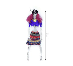 Squelette de femme voyante de bonne aventure 40 cm