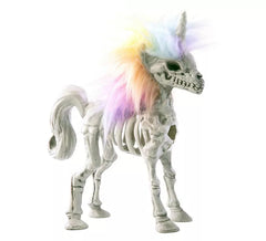 Squelette de licorne multicolore 21x17x7 cm