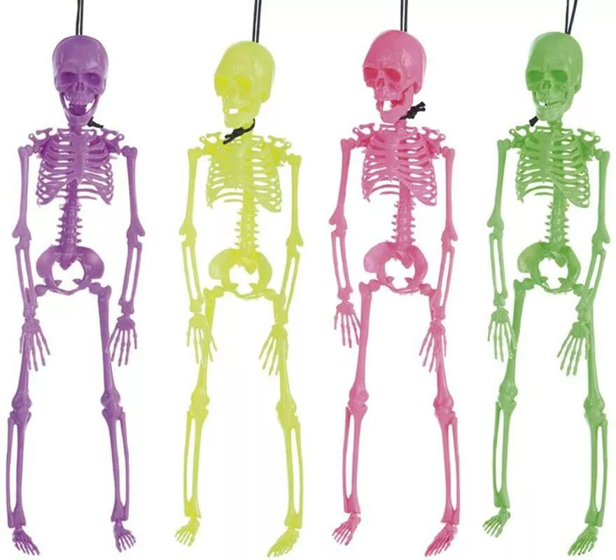 Translation missing: fr.Esqueleto Neón de 41 cm en 4 colores surtidos