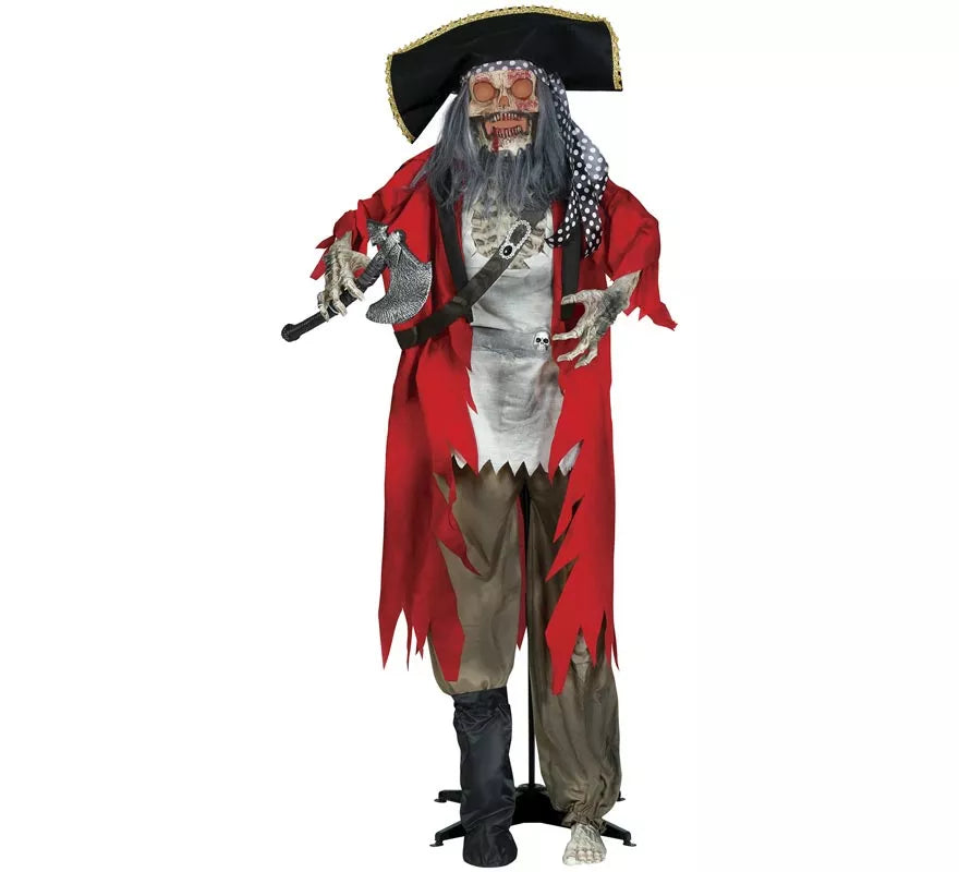 Translation missing: fr.Esqueleto Pirata con Luz, Sonido y Movimiento 190 cm