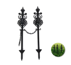 Tuteurs araignées avec chaîne pour jardin 53x11 cm