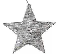 20 Led Tissu Etoile avec Piles 30 cm