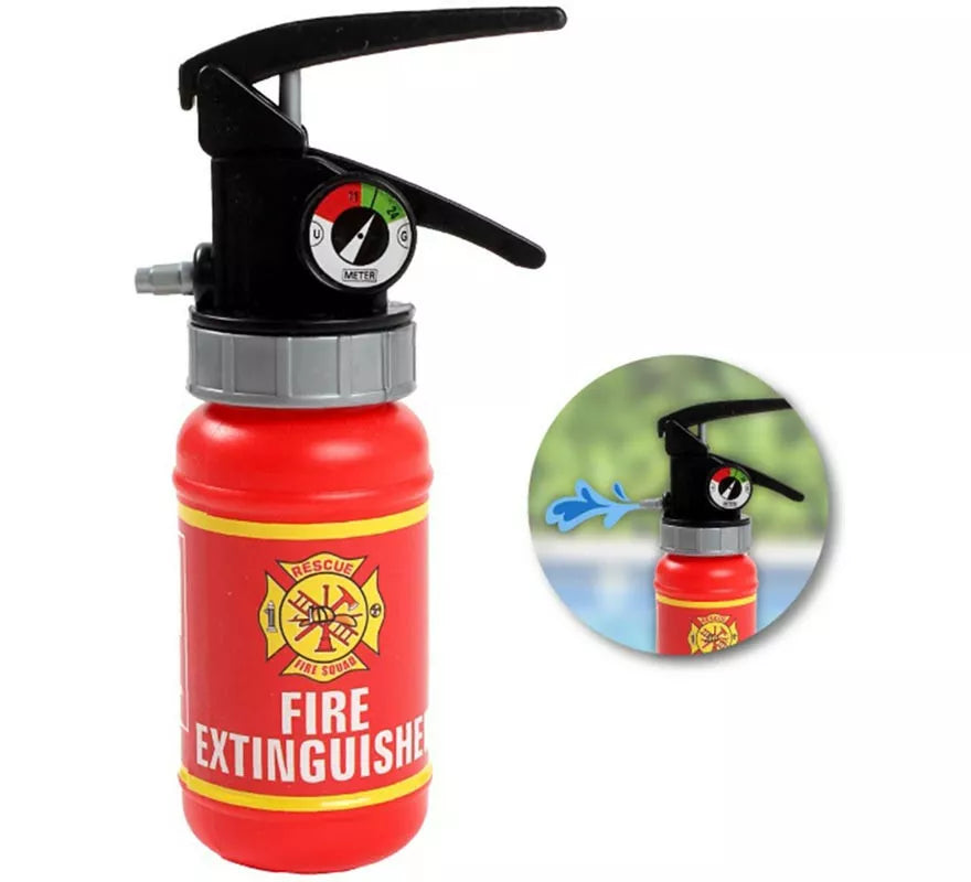 Translation missing: fr.Extintor de Bombero lanza agua rojo pequeño 17 cm