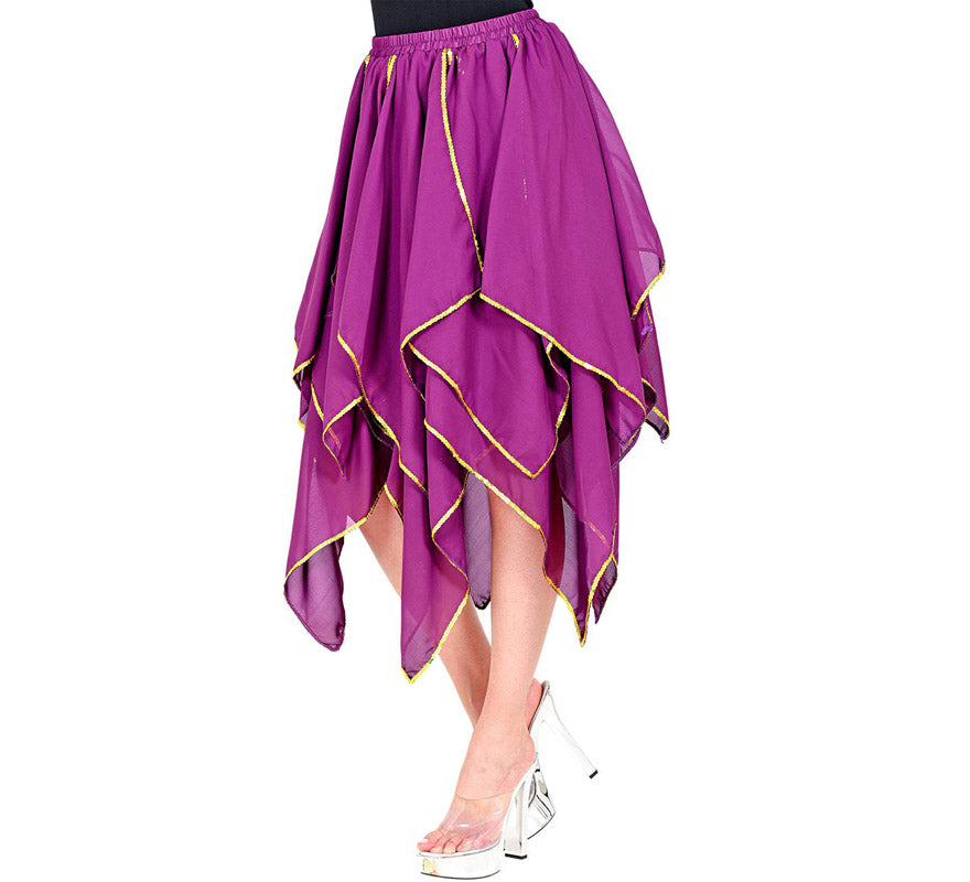 Translation missing: fr.Falda de Chifón con Picos en varios colores para mujer