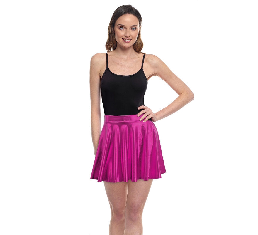Translation missing: fr.Falda de Vuelo fucsia metal para mujer