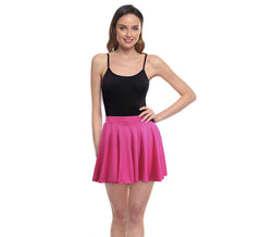Jupe évasée fuchsia pour femme
