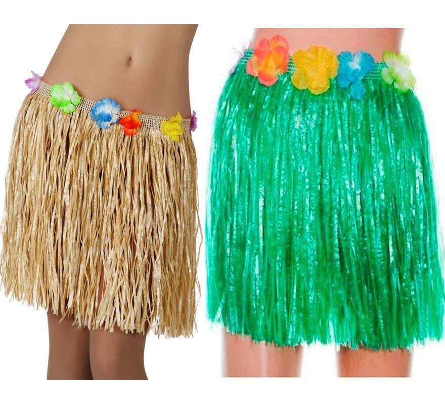 Translation missing: fr.Falda Hawaiana en 2 colores 41 cm