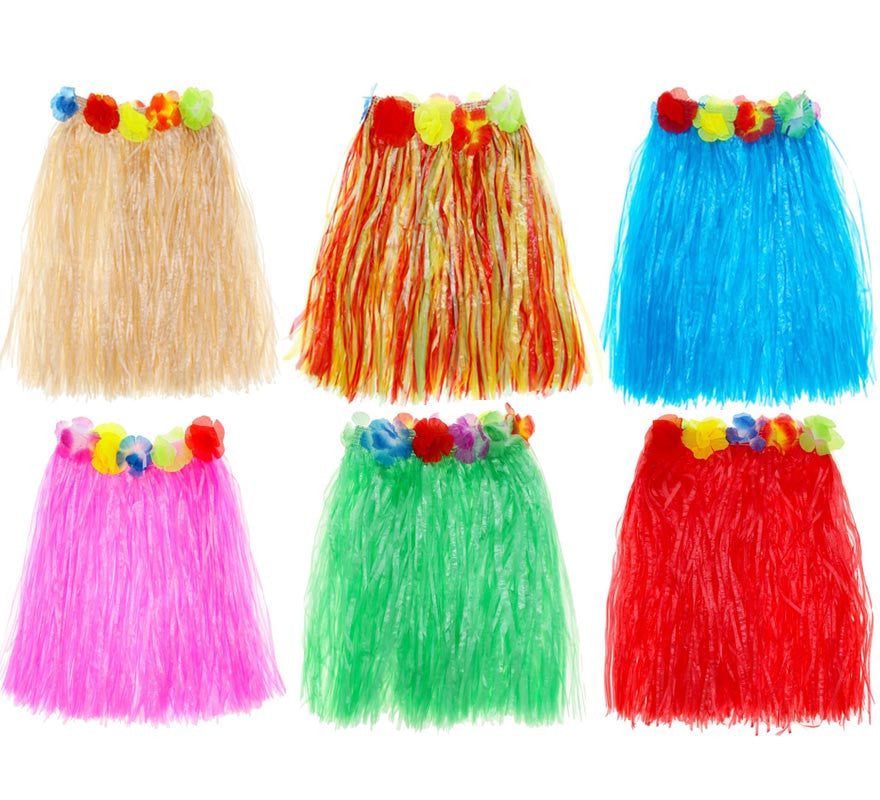 Translation missing: fr.Falda Hawaiana para mujer de 60 cm en varios colores