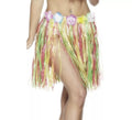 Falda Hawaiana multicolor con flores 46cm