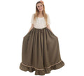 Falda Medieval Verde para mujer