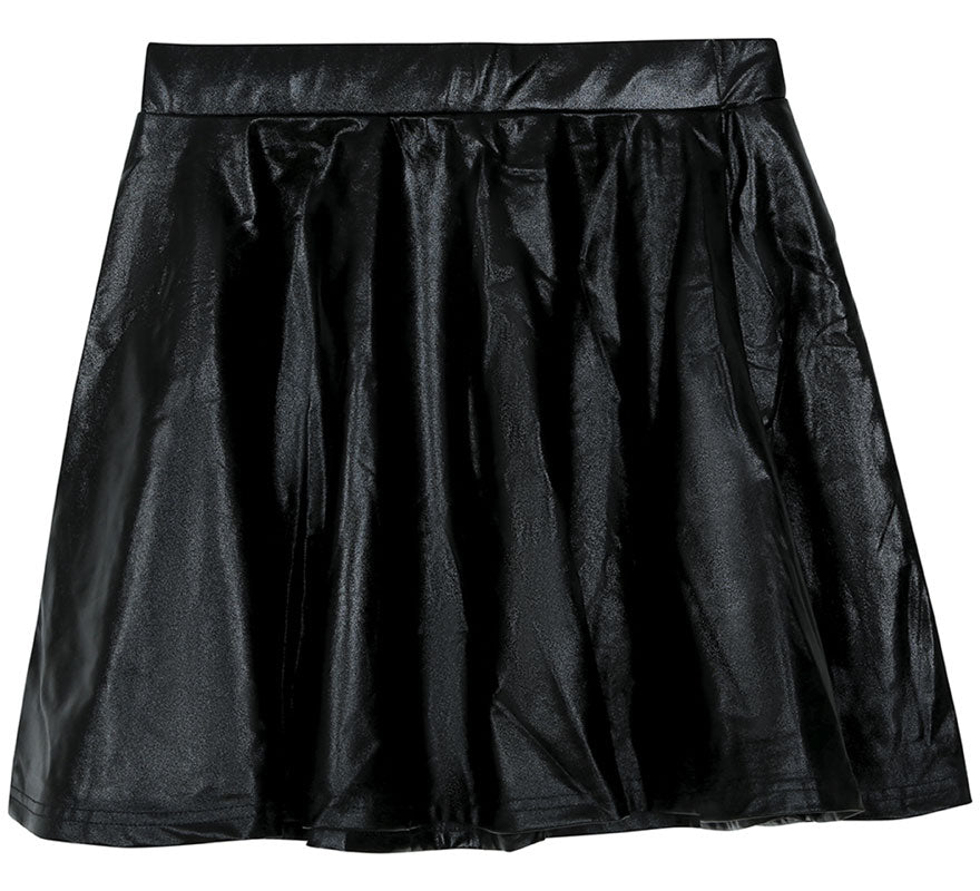 Translation missing: fr.Falda negra pin up efecto brillante para mujer