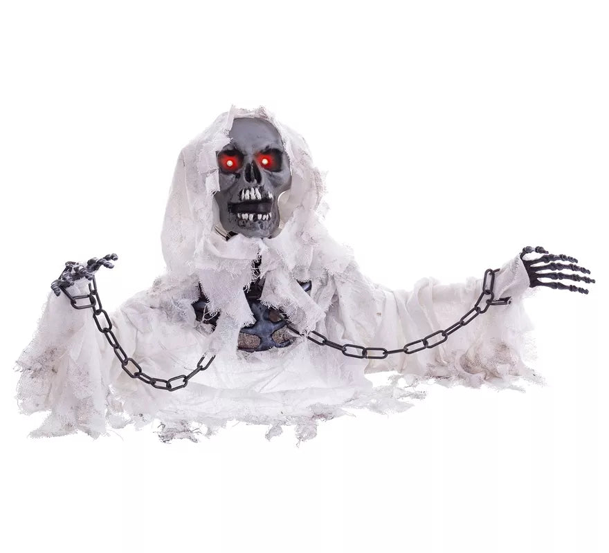 Fantasma de Suelo blanco de 130x18,5x40 cm