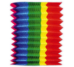 Lanterne tubulaire colorée 20 cm