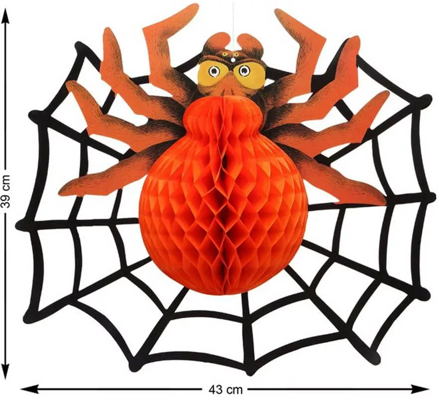 Translation missing: fr.Farolillo con Araña y Telaraña 43X39 cm