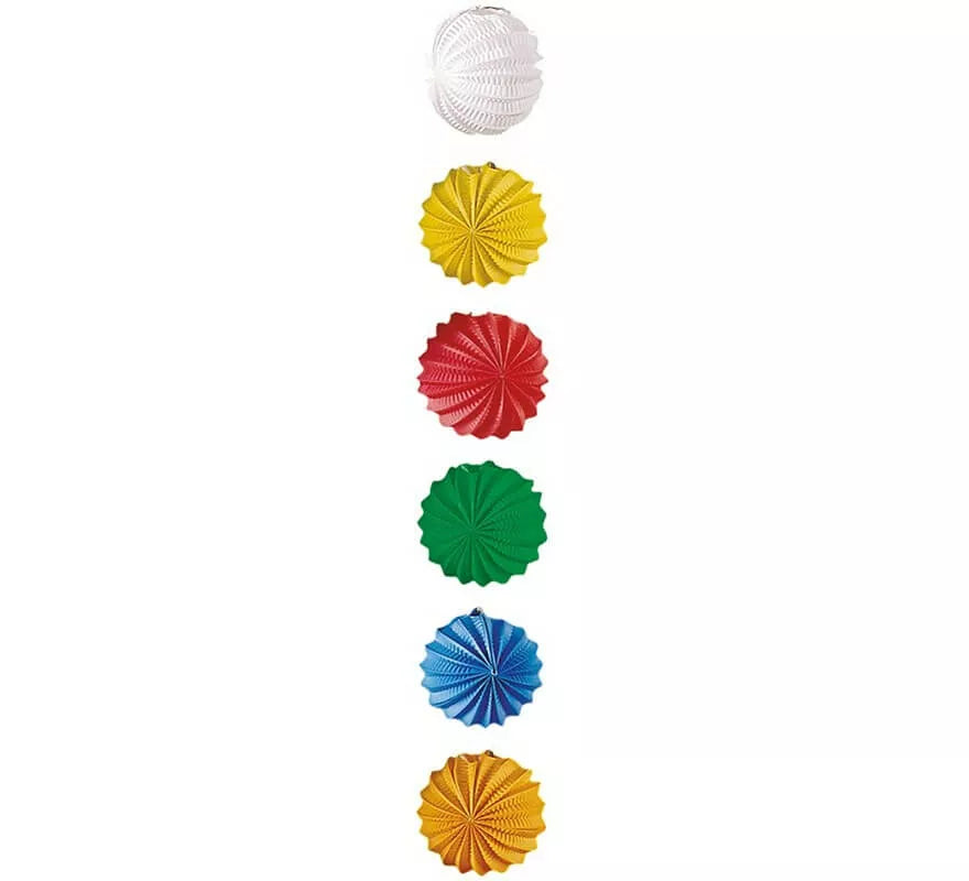 Translation missing: fr.Farolillo Esférico liso en varios colores 20 cm