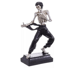 Figurine de Squelette Pratiquant les Arts Martiaux de 17,3x8,8x30 cm