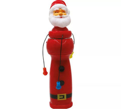 Figurine Père Noël avec baguette rotative et lumière 22 cm