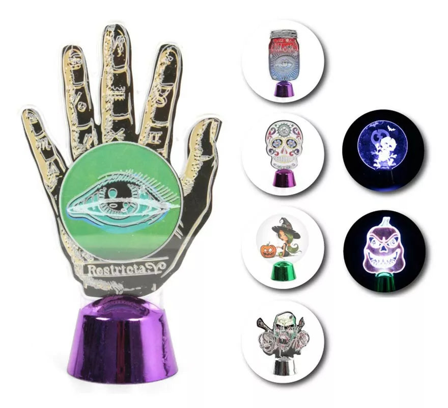 Translation missing: fr.Figura Halloween decorativa con base y luz en modelos surtidos