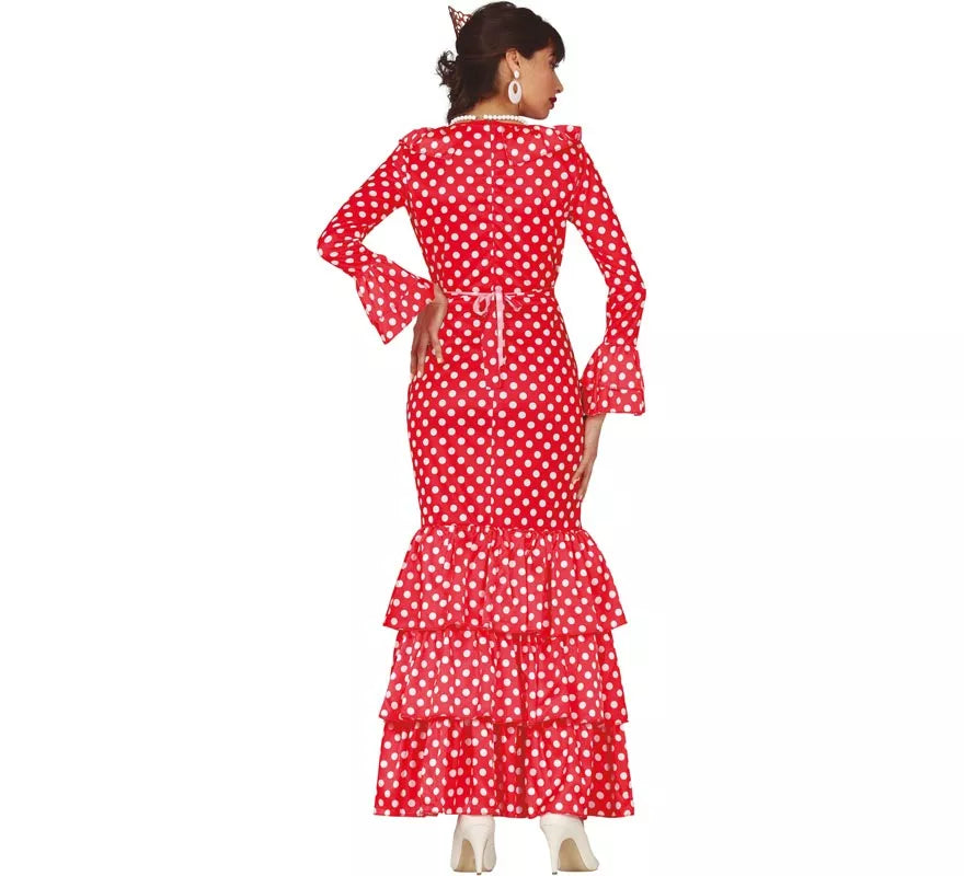 Translation missing: fr.Flamenca Rojo con Lunares para mujer