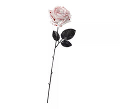 Fleur blanche avec Sang 42 cm