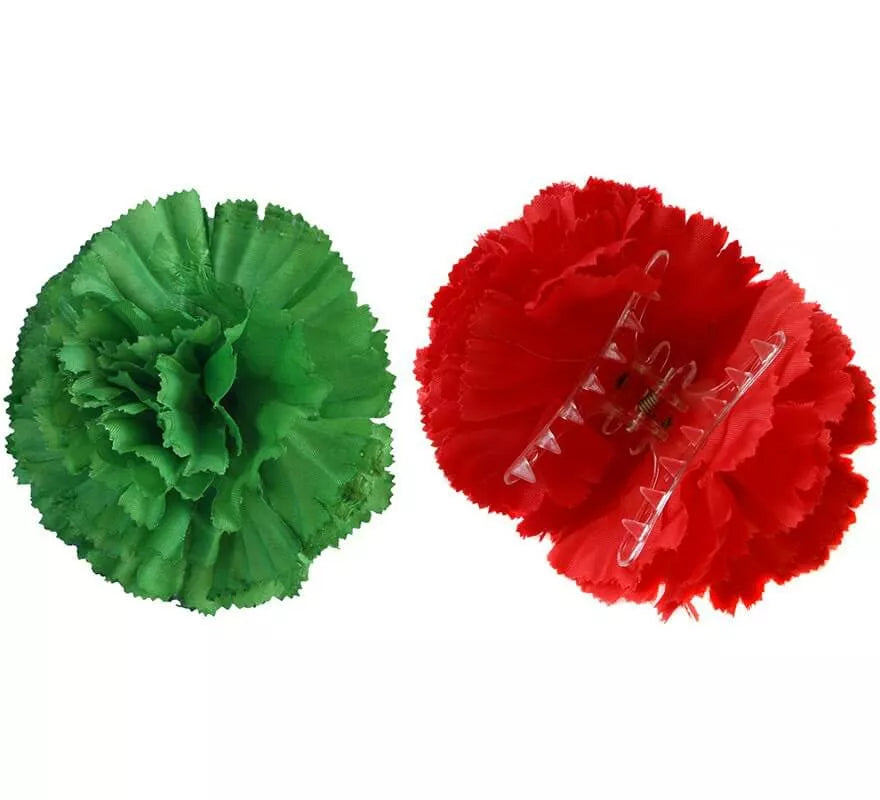 Translation missing: fr.Flor Clavel con Pinza para Flamencas y Chulapas en varios colores