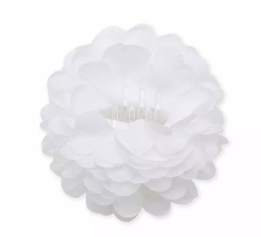 Flor con pinza para el cabello en varios colores de 11 cm