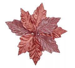 Fleur de Noël en cuivre 22 cms