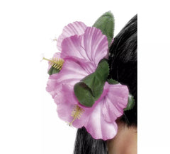 Fleur Hawaïenne Rose avec pince