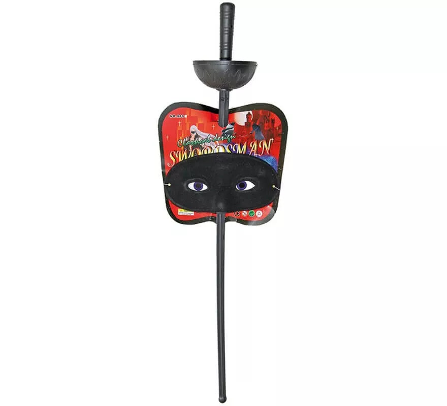 Translation missing: fr.Florete de 60 cm y Máscara de el Zorro Infantil